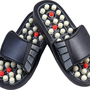 DAZIBAO® Spring Acupressure and Magnetic Therapy Accu Paduka Slippers Foot Massager for Full Body Blood Circulation Slippers Foot Massager